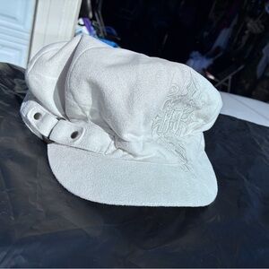 Harley-Davidson White Newsboy Cap